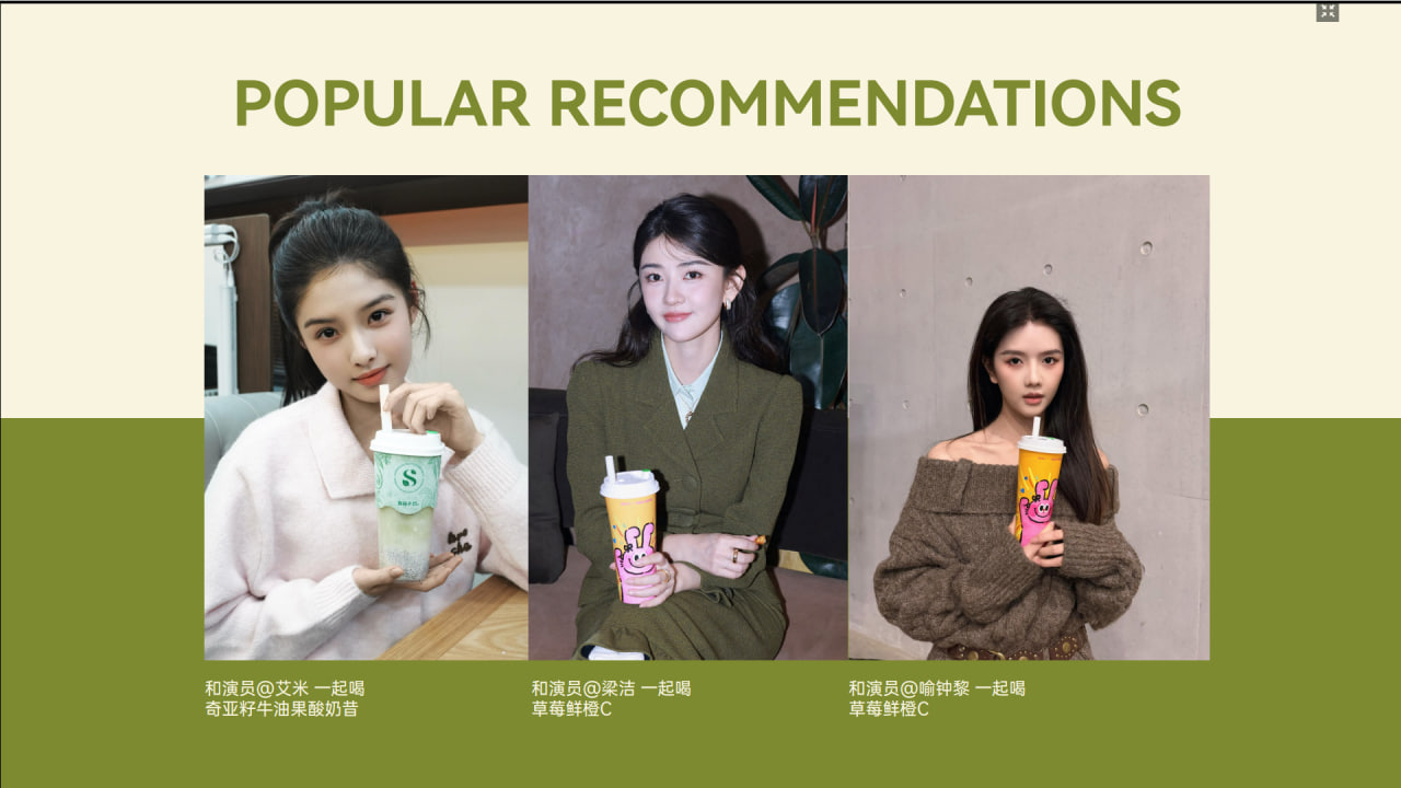 Popular Recommendations — diễn viên đề xuất